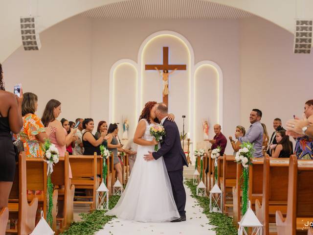 Dia do casamento de Crislaine e Josimar