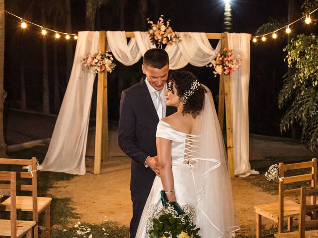 Dia do casamento de Mirian e Luiz 