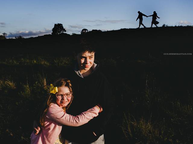 Sessão Fotográfica de Sessão Fotográfica Família | Dani, Fernando, Linda e Arthur