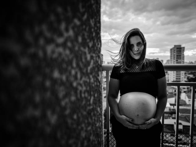 Ensaio de Ensaio gestante em casa | Thais e Alexandre