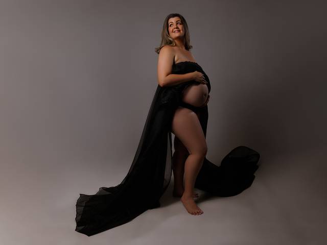 Gestante de Aline Caetano