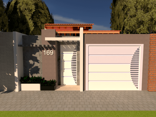 Residencial  de Fachada Residencial 