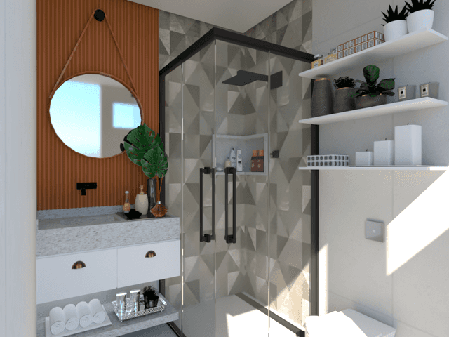 Residencial  de Banheiro