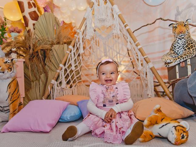 Aniversário Infantil de Safari da Eduarda