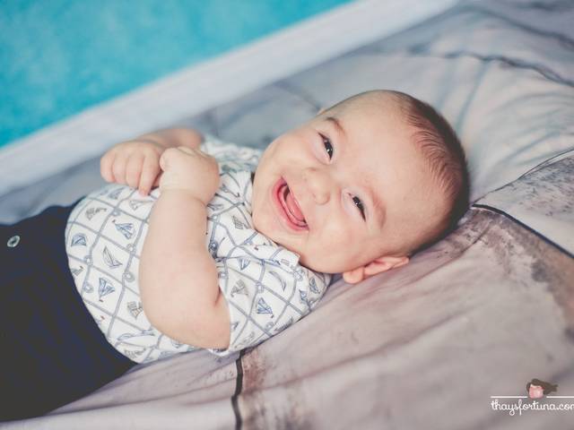 Bebê de Acompanhamento Mensal - Davi 4 meses