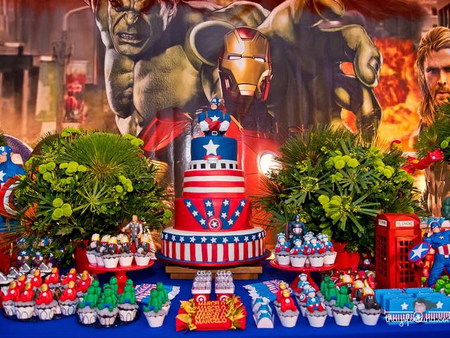 Aniversário Infantil de Marcelo - 4 anos - Os Vingadores