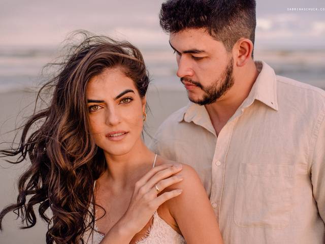 ENSAIO CASAL de Stephanie e Luis Gustavo | Ensaio Pré Wedding em Torres
