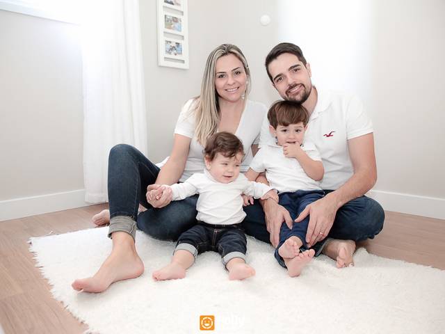 família de Gabriela + Williamm + Pedro + Manuela