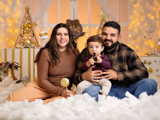 Natal de Natal Michele e família