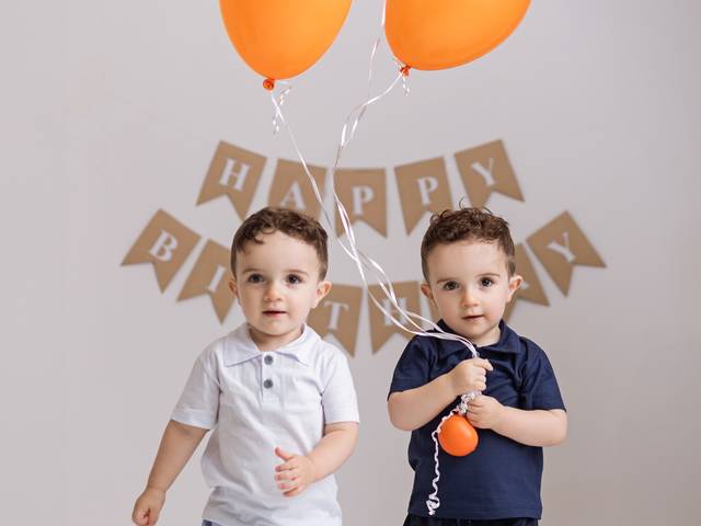 Ensaio Infantil de 2 anos - Matteo e Lorenzo