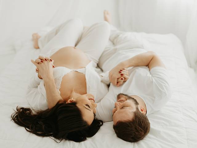 Gestante de A doce espera de Vicente