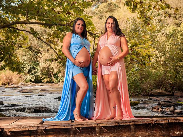 Gestantes de Ensaio Gestante com Alexsandra e Nátali