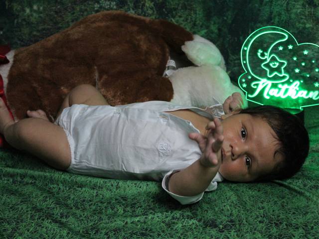 Newborn de Ensaio o Nathan  1 mês