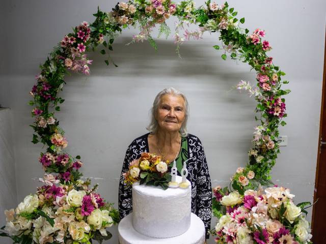 Aniversário de Aniversário Veraldina 80 anos