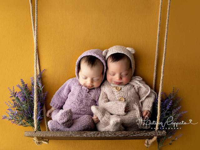 Newborn Session of Twin`s Newborn Session- Celina & Cecilia