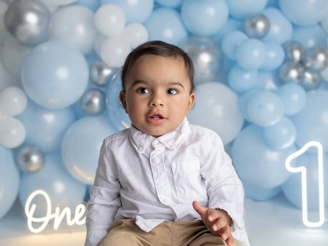 Cake Smash Session of Noah's Cake Smash Session