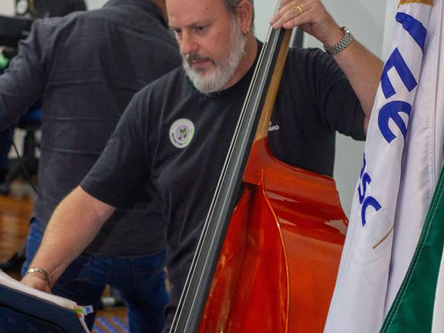 Apresentação BSMM de Abertura 1º Semana Acadêmica da Faculdade Senac de Cascavel-PR