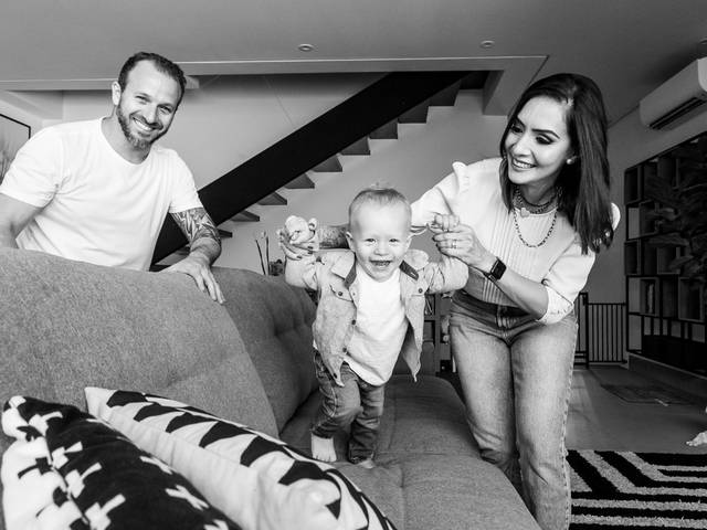 Famílias de Ensaio lifestyle de família