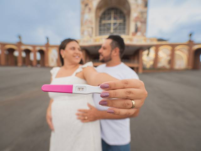 Anunciação de Gravidez de Dani e Andrei - Anunciação de Gravidez no Santuário Nacional