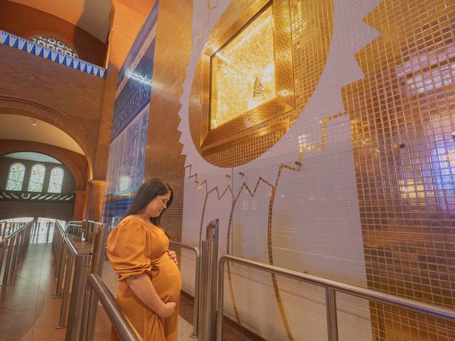 Gestantes de A espera pelo Leonardo - Ensaio Gestante no Santuário Nacional