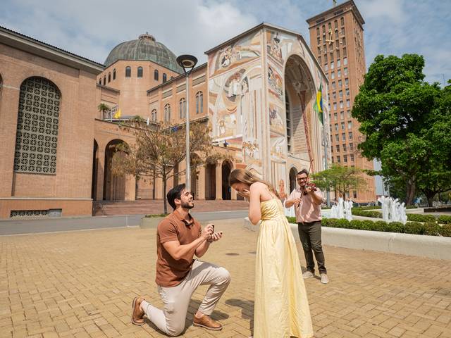 Pedidos de Casamento de Karol e José - Pedido de Casamento no Santuário Nacional