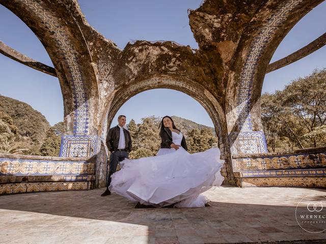 Trash The Dress de Trash The Dress nas Ruínas