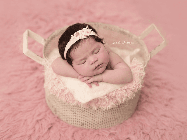 Ensaio newborn de Newborn Heloísa, 9 dias