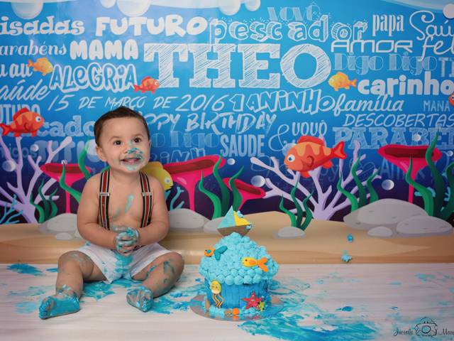 Smash the Cake de Théo, 11 meses