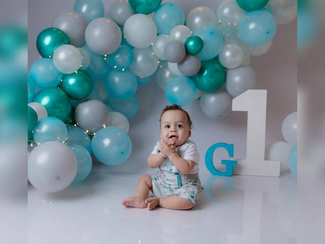 Smash the Cake de Gabriel 1 aninho