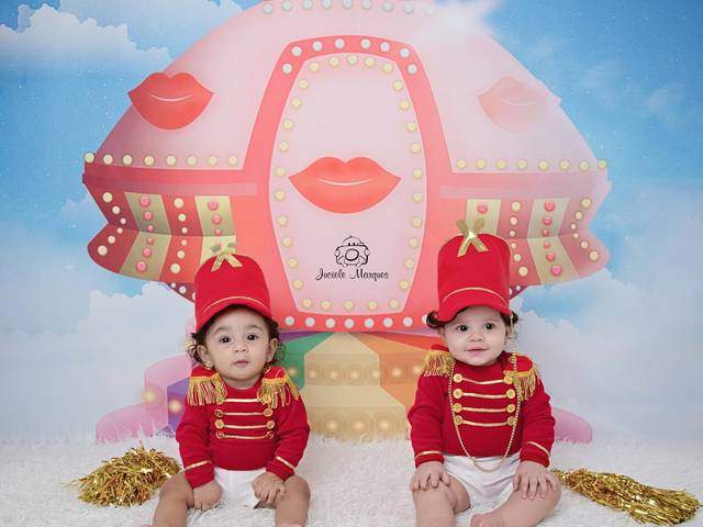 Ensaio bebê de Xou da Xuxa - Liz e Valentina