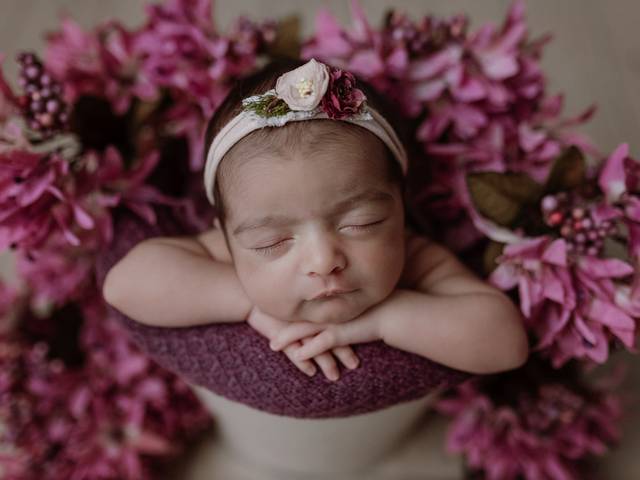 Ensaio newborn de Maria Cecilia, e suas primeiras memórias encantadoras