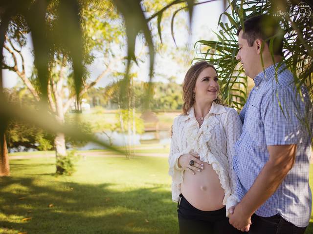 Ensaio Gestante de A linda espera por Camila