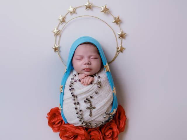 Ensaio newborn de Newborn Maria Letícia