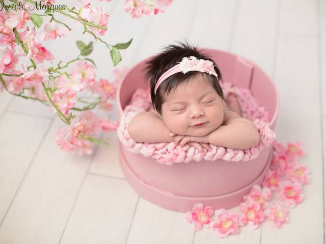 Ensaio newborn de Clarice, 9 dias