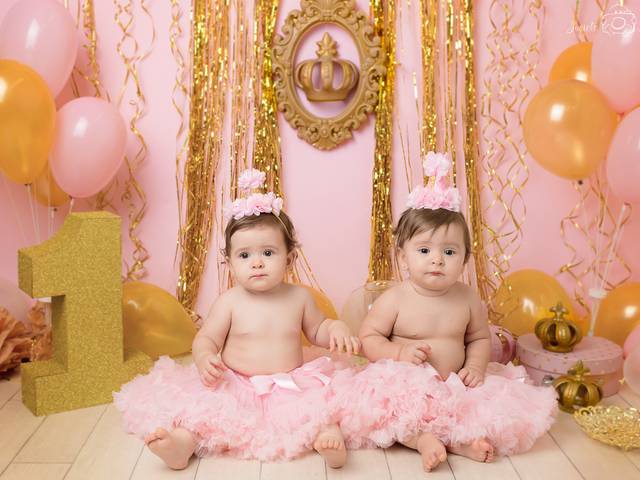 Smash the Cake de Maria Theodora e Maria Carolina, 1 aninho
