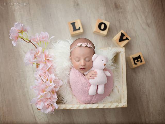 Ensaio newborn de Ana Clara