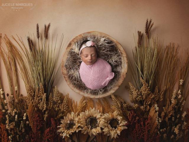 Ensaio newborn de Luna Maria