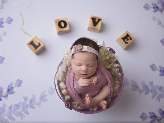 Ensaio newborn de Isadora