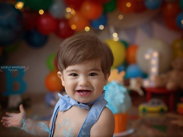 Smash the Cake de Benício, 1 aninho!