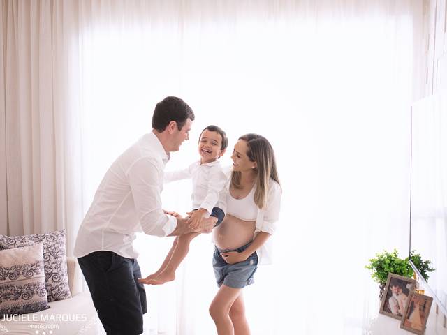 Ensaio Gestante de Doce espera por Pedro