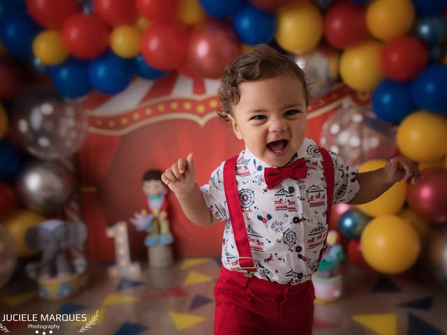 Smash the Cake de Benício 1 aninho