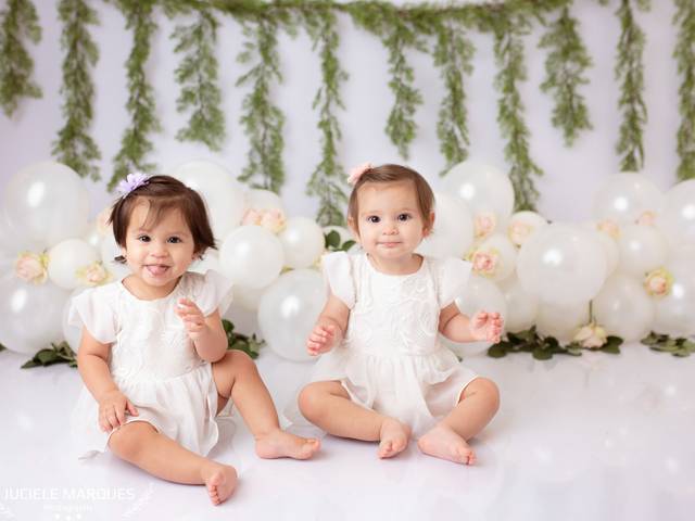 Smash the Cake de Letícia e Alice, 1 aninho