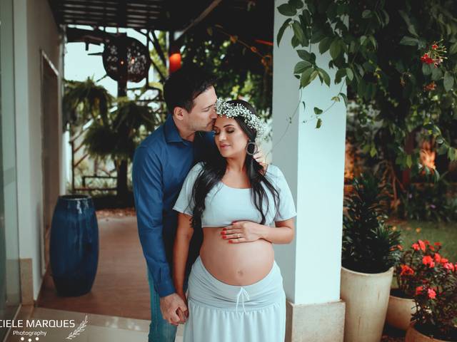 Ensaio Gestante de Doce espera por Théo