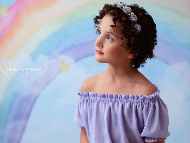 Childhood Session(Retrato Infantil) de Lavínia, 7 anos