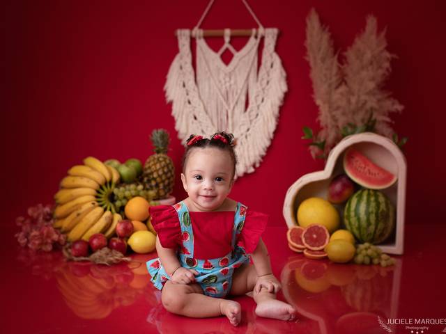 Ensaio Infantil de Maria, 6 meses