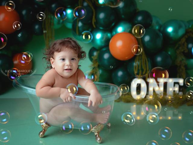 Smash the Cake de 1 aninho do Léo