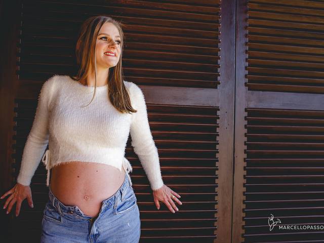 Gestante de Doce espera de Isabelle