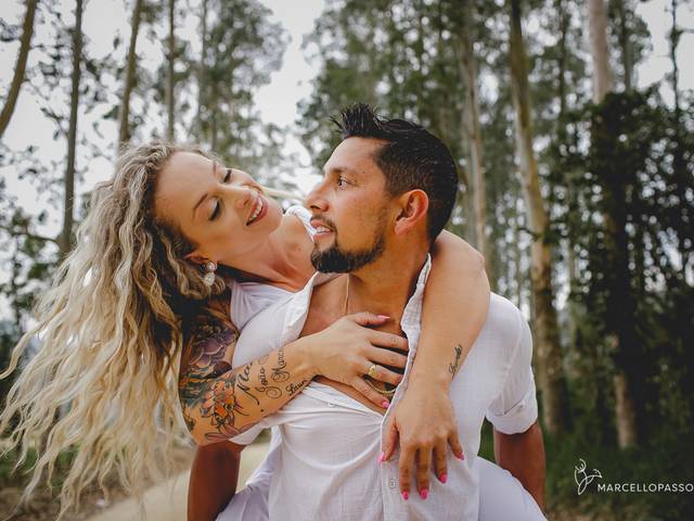 Sessão Pré-Casamento de Pre Wedding Anna e Marcos