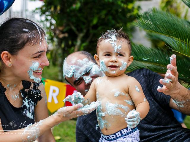 Infantil de 11 Meses Gabriel - Smash The Cake 