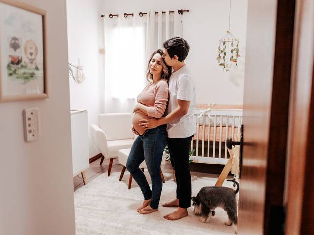 Gestante de À doce espera da Glória